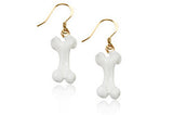 Dog Bone Charm Earrings