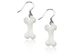 Dog Bone Charm Earrings