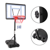 HY-B064S Portable Movable Swimming Pool PVC Transparent Backboard Basketball Stand (Basket Adjustment Height 1.15m-1.35m) Maximum Applicable For 7 # Ball