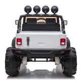 12V Kids Ride On Car SUV MP3 2.4GHZ Remote Control LED Lights White **