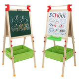 Children's Lift able Easel with Top Shaft and Non-Woven Storage HB-D126S