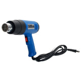 1500W 110V Dual-Temperature Heat Gun with 4pcs Stainless Steel Concentrator Tips Blue **