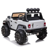 12V Kids Ride On Car SUV MP3 2.4GHZ Remote Control LED Lights White **