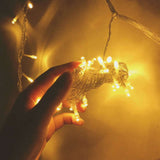 3M x 3M 300-LED Warm White Light Romantic Christmas Wedding Outdoor Decoration Curtain String Light **