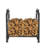 Single Layer Firewood Holder With Animal Pattern **