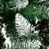 Christmas Tree 6FT 920 Branches Flocking Spray White Tree Plus Pine Cone (YJ) **