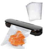 Zokop V69 Portable Food Vacuum Sealer Machine for Food Saver Storage with Magnets and 10 Bags Silver Gray *