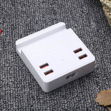 4 USB Ports Mobile Phone Travel Charger Fast Charge Multi-port Smart Bracket USB Charger US Plug