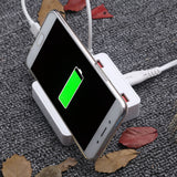 4 USB Ports Mobile Phone Travel Charger Fast Charge Multi-port Smart Bracket USB Charger US Plug