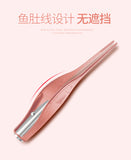 LED Flashlight Ear Pick Wax Remover Ear Cleaner Tweezer Ears Care Tool Rose gold