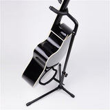 Glarry Tubular Acoustic/Electric Bass Guitar Stand Holder Black (DNSOA)