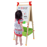 Children's Lift able Easel with Top Shaft and Non-Woven Storage HB-D126S