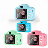 Kids Digital Video Camera Mini Rechargeable Children Camera Shockproof 8MP HD Toddler Cameras Child Camcorder  green