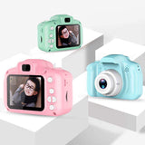 Kids Digital Video Camera Mini Rechargeable Children Camera Shockproof 8MP HD Toddler Cameras Child Camcorder  green