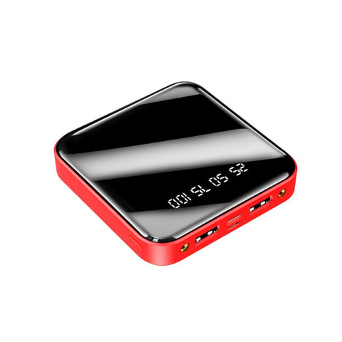 Power Bank 20000mah Large Capacity Portable Thin Digital Battery Charger red