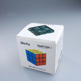 3x3x3 YJ Moyu Huanying Black Speed Cube Puzzle Twisty gift holiday