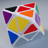 LanLan 4-axis Octahedron Cube Diamond Shape Puzzle (White)