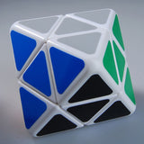 LanLan 4-axis Octahedron Cube Diamond Shape Puzzle (White)