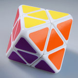 LanLan 4-axis Octahedron Cube Diamond Shape Puzzle (White)