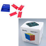 3x3x3 YJ Moyu Huanying Black Speed Cube Puzzle Twisty gift holiday