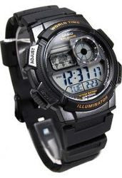 Casio Men's AE-1000W-1AVCF Resin Sport Watch with Black Band