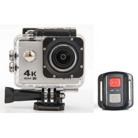 HD 4K WIFI Action Camera 1080p 60fps Mini Cam 30M Waterproof Go Sport DVR Extreme Pro Cam Silver Grey