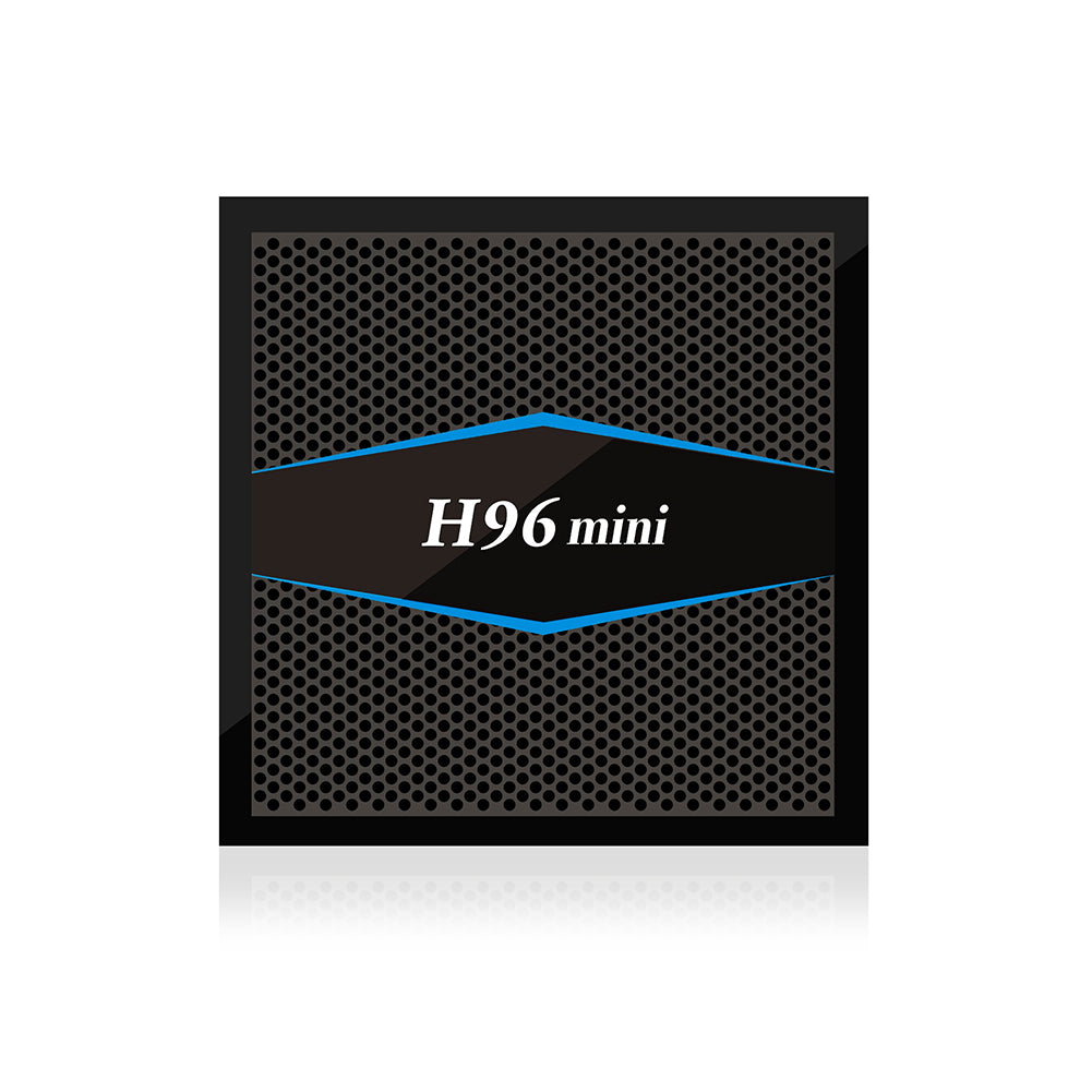 H96 Mini 2GB RAM 16GB ROM Dual-WIFI 2.4GHz/5GHz Smart 3D Android 7.1 4K TV Box - Black US Plug