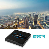 H96 Mini 2GB RAM 16GB ROM Dual-WIFI 2.4GHz/5GHz Smart 3D Android 7.1 4K TV Box - Black US Plug