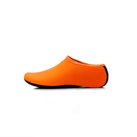 Fashion Barefoot Water Skin Shoes Anti-skid Socks Beach for Swim Surf Yoga Exercise Orange_XL 42-43