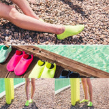 Fashion Barefoot Water Skin Shoes Anti-skid Socks Beach for Swim Surf Yoga Exercise Orange_XL 42-43