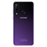 Doogee N20 4G Smartphone 6.3"" Waterdrop Screen Mobile Phone 4GB+64GB Octa Core 16MP Triple Rear Cameras 4350mAh 10w Quick Charge purple