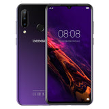 Doogee N20 4G Smartphone 6.3"" Waterdrop Screen Mobile Phone 4GB+64GB Octa Core 16MP Triple Rear Cameras 4350mAh 10w Quick Charge black