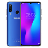 Doogee N20 4G Smartphone 6.3"" Waterdrop Screen Mobile Phone 4GB+64GB Octa Core 16MP Triple Rear Cameras 4350mAh 10w Quick Charge blue