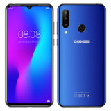 Doogee N20 4G Smartphone 6.3"" Waterdrop Screen Mobile Phone 4GB+64GB Octa Core 16MP Triple Rear Cameras 4350mAh 10w Quick Charge blue