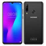 Doogee N20 4G Smartphone 6.3"" Waterdrop Screen Mobile Phone 4GB+64GB Octa Core 16MP Triple Rear Cameras 4350mAh 10w Quick Charge purple