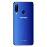 Doogee N20 4G Smartphone 6.3"" Waterdrop Screen Mobile Phone 4GB+64GB Octa Core 16MP Triple Rear Cameras 4350mAh 10w Quick Charge blue