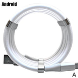 Magnetic Data Charging Cable 3 in 1 C Storage Suitable For Android Apple  type-c