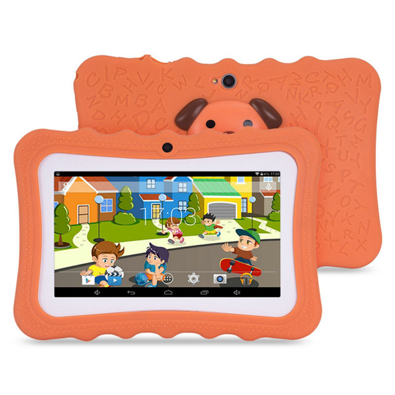 Kawbrown KB-07Tab 7 Inch Android Tablet with Protective Case 512MB RAM 4GB  Orange_512MB+8GB