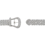 Cubic Zirconia Buckle Bracelet