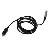 USB Male to 3 Pin XLR Female Microphone MIC Studio Audio Link Cable Cord Adapter Microphone Cable Studio Audio Link Cable black