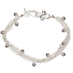 Bracelet 02 - choice of stone - RoseGold