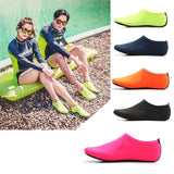 Fashion Barefoot Water Skin Shoes Anti-skid Socks Beach for Swim Surf Yoga Exercise Fluorescent yellow_M 38-39