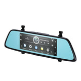 E-CEROS 1080p Car DVR Kit - Android OS, 6.86-Inch, GPS, 1080p Front Camera, Rear-View Parking Camera, Parking Monitor, 3G