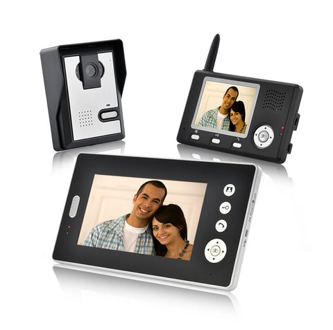 Double Vision Guardian - Wireless Video Door Phone with Dual Receivers (CMOS Sensor)