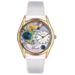 Birthstone Jewelry: March Birthstone Watch Small Style