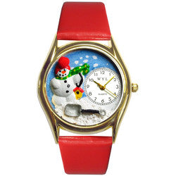 Christmas Snowman Watch Small Style