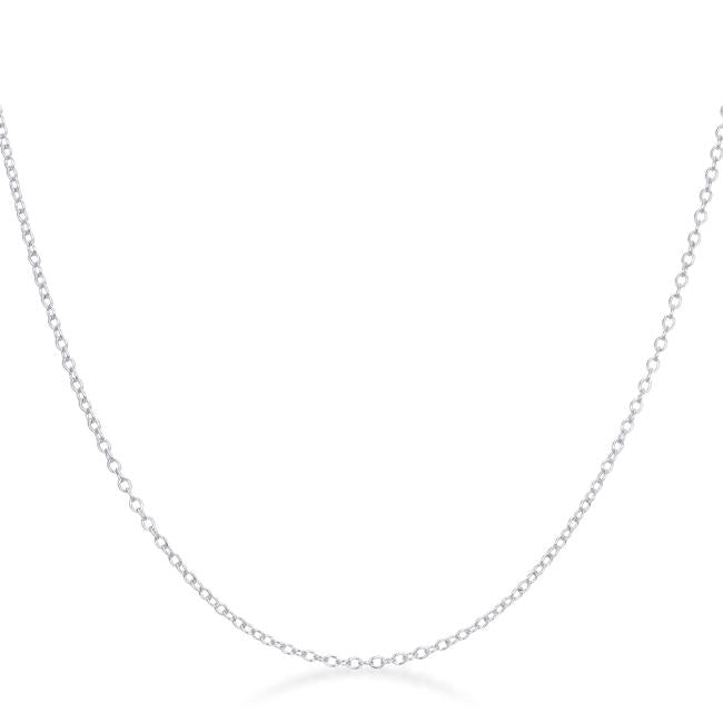 Delicate Silver Link Chain