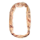 Dragonfly Peach Infinity Scarf