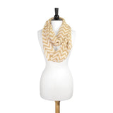 Zig Zag Camel Infinity Scarf