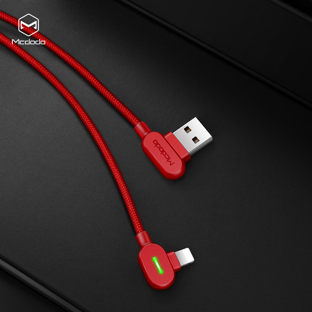 Mcdodo Buttom Series 8 Pin Charging Game Cable Red_CA-4672-1.8m